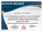Psk. Şura Bozkurt Psikoloji sertifikası