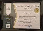 Uzm. Psk. Dan. İbrahim Kılınç Psikolojik Danışman sertifikası