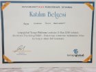 Uzm. Kl. Psk. Nurdan Çelik Klinik Psikolog sertifikası