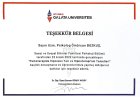 Uzm. Kl. Psk. Ömürcan Bozkuş Psikoloji sertifikası