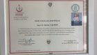 Uzm. Dr. Mehtap Taşdemir Dahiliye - İç Hastalıkları sertifikası