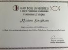 Uzm. Kl. Psk. Gizem Kıtlıkoğlu Özkan Psikoloji sertifikası