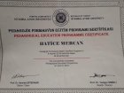 Psk. Hatice Mercan Psikoloji sertifikası