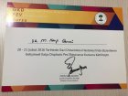 Op. Dr. Muhammed Hanifi Gemci Ortopedi ve Travmatoloji sertifikası