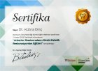 Dt. Kübra Dinç Diş Hekimi sertifikası