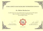 Prof. Dr. Bülent Bozkurt Göğüs Hastalıkları sertifikası
