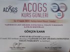 Op. Dr. Gökçen İlhan Kadın Hastalıkları ve Doğum sertifikası