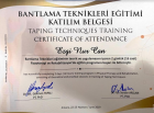 Fzt. Ezgi Nur Can Fizyoterapi sertifikası