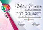 Dil ve Konuşma Terapisti Melis Üretken Dil Konuşma Bozuklukları sertifikası