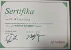 Dt. Mehmet Onur Ataş Diş Hekimi sertifikası