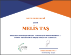 Uzm. Psk. Melis Taş Psikoloji sertifikası