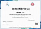 Op. Dr. Baha Arslan Genel Cerrahi sertifikası