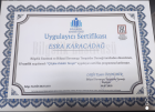 Klinik Psikolog  Esra Karacadağ Klinik Psikolog sertifikası
