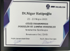 Dt. Nigar Hatipoğlu Diş Hekimi sertifikası