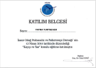 Uzm. Dr. Fatma Yurtsever Psikiyatri sertifikası