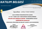 Psk. Çağla Tunay Baraz Psikoloji sertifikası