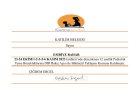 Fzt. Embiye Bahar Fizyoterapi sertifikası