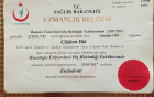 Dr. Dt. Çiğdem Dik Güzel Diş Hekimi sertifikası