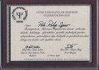 Psk. Beria Bilge Şener Psikoloji sertifikası
