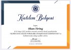 Uzm. Psk. Dan. Okan Tiring Psikoloji sertifikası