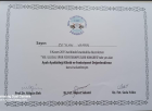 Fzt. Ceylan Yaman Fizyoterapi sertifikası