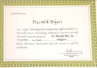 Prof. Dr. Mustafa Arı Psikiyatri sertifikası