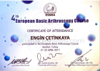 Prof. Dr. Engin Çetinkaya Ortopedi ve Travmatoloji sertifikası