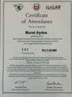 Doç. Dr. M.Murat Aydos Üroloji sertifikası