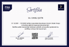 Psk. Cansu ÇETİN Psikoloji sertifikası