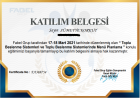 Dyt. Sümeyye Korkut Diyetisyen sertifikası