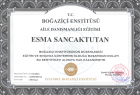 Aile Danışmanı Esma Sancaktutan Aile Danışmanı sertifikası