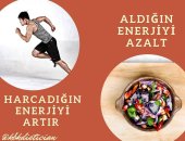 Eksik mantık >aldığın enerjiyi azalt, harcadığın enerjiyi artır