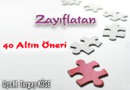 Zayıflatan 40 altın öneri