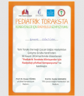 Doç. Dr. Bahar Göktürk Çocuk Sağlığı ve Hastalıkları sertifikası
