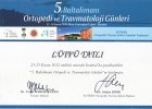 Op. Dr. Lütfü Tatlı Ortopedi ve Travmatoloji sertifikası