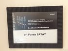 Prof. Dr. Funda Batay Beyin ve Sinir Cerrahisi sertifikası