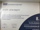 Dt. Cem Ersoy Diş Hekimi sertifikası