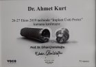 Dt. Ahmet Kurt Diş Hekimi sertifikası