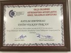 Op. Dr. Fatih Volkan Tercan Ortopedi ve Travmatoloji sertifikası