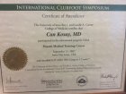 Prof. Dr. Mustafa Can Koşay Ortopedi ve Travmatoloji sertifikası
