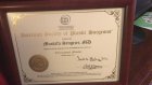 Prof. Dr. Mustafa Şengezer Plastik Rekonstrüktif ve Estetik Cerrahi sertifikası