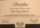 Psk. Esin Tuğba Tözman Psikoloji sertifikası