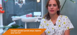 Çocuğum geceleri parmak emiyor, dişlerine zarar verir mi?