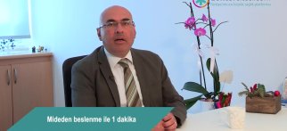 Mideden beslenme ile 1 dakika