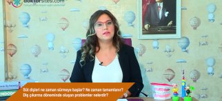 Süt dişleri ne zaman sürmeye başlar? Ne zaman tamamlanır? Diş çıkarma döneminde oluşan problemler nelerdir?