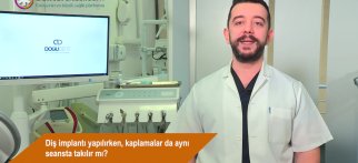 Diş implantı yapılırken, kaplamalar da aynı seansta takılır mı?