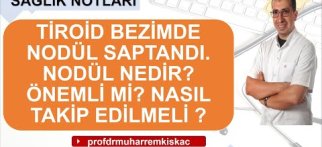 Tiroid nodülü nedir ? Tiroid nodülleri tanı, takip ve tedavisi