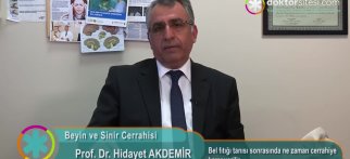 Youtube - Bel fıtığı sonrasında ne zaman cerrahiye karar verilir?