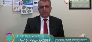 Youtube - Omurga ve omurilik tümörleri nelerdir? Sebep ve şikayetleri nelerdir?