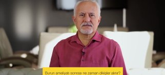 Youtube - Burun ameliyatı sonrası ne zaman dikişler alınır ?